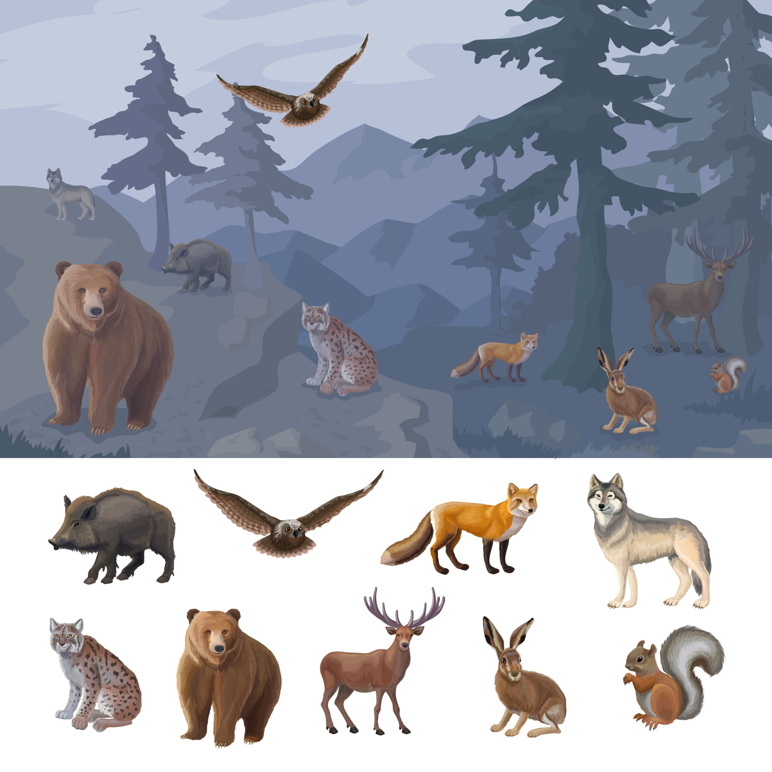 Les animaux qu'on peut croiser à la montagne en France