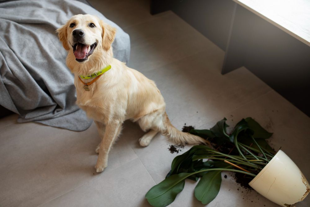 Comment réagir quand mon chien a fait une bêtise dans la maison ?