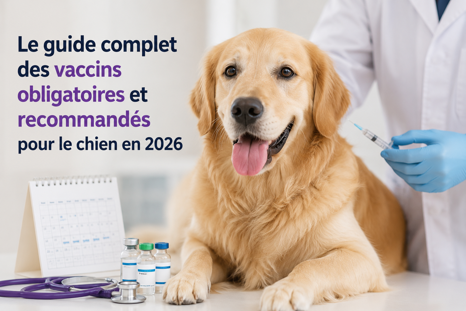 Le guide complet des vaccins obligatoires et recommandés pour le chien en 2026